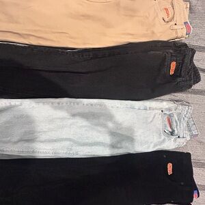 Classic Black and Light Blue Jeans